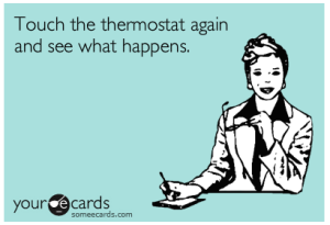Don't Touch the Thermostat